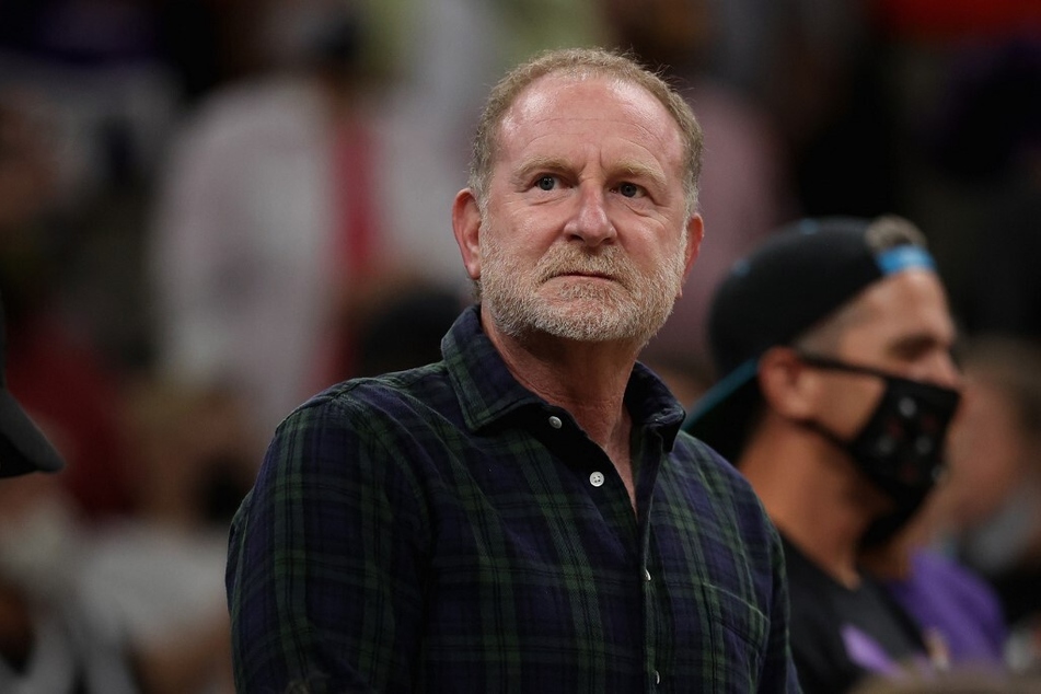 Phoenix Suns and Mercury owner Robert Sarver attends Game Two of the 2021 WNBA Finals at Footprint Center in Phoenix, Arizona.