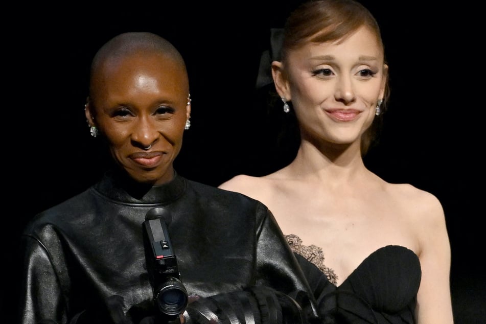 Ariana Grande (r) and Cynthia Erivo (l) being snubbed from the 2026 Oscars is allegedly due to their "viral" promotions for Wicked.