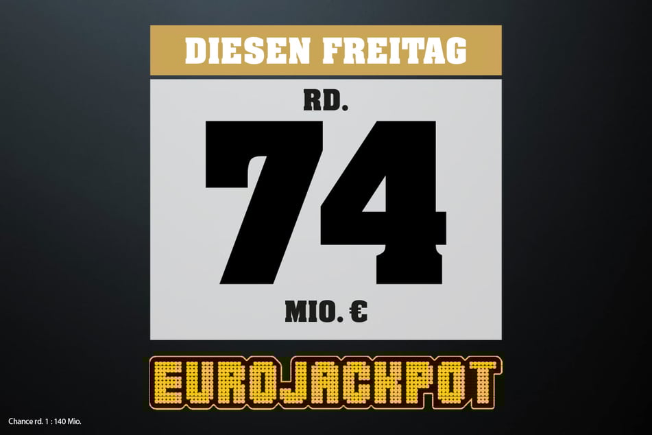 Eurojackpot: Diesen Freitag (5.9.) liegen 74 Millionen Euro im Jackpot.