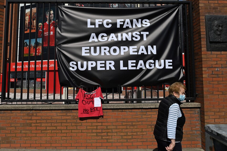 Auch viele Anhänger des FC Liverpool wehrten sich damals gegen eine mögliche Super League.