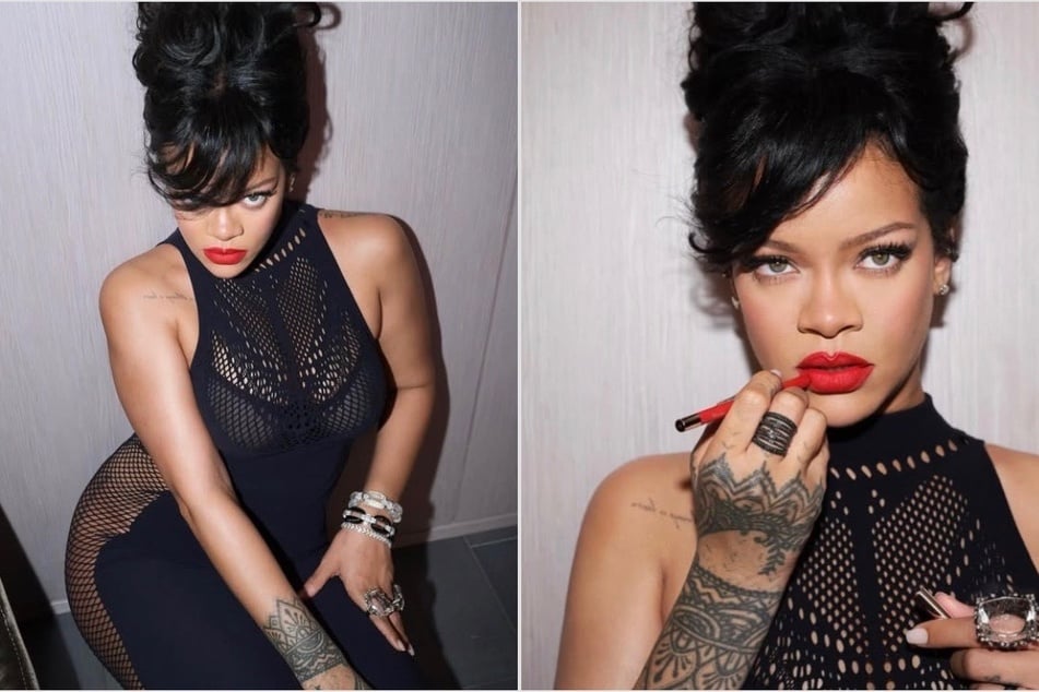 Rihanna gets naughty in new lingerie campaign: "Savage greetings"