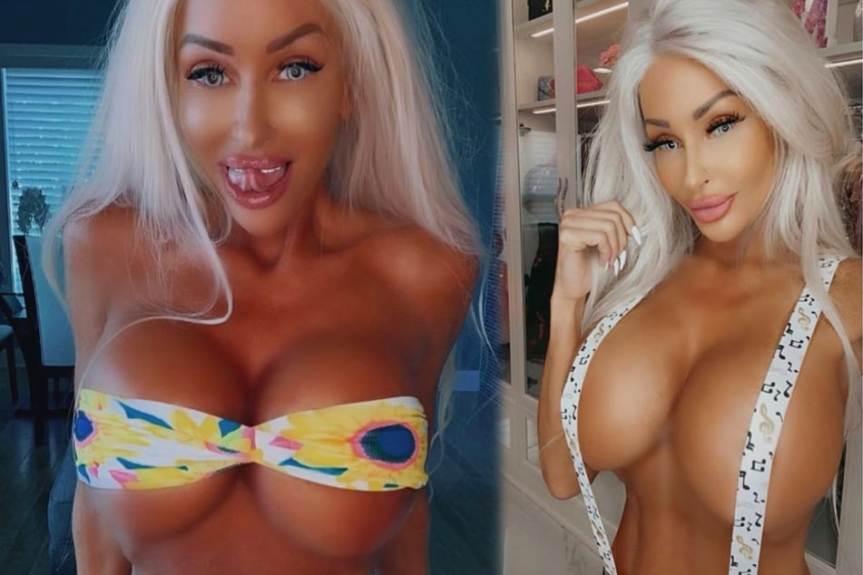 Instagram star Nannette Hammond wants to look like a Barbie - at best until she is 70 years old.