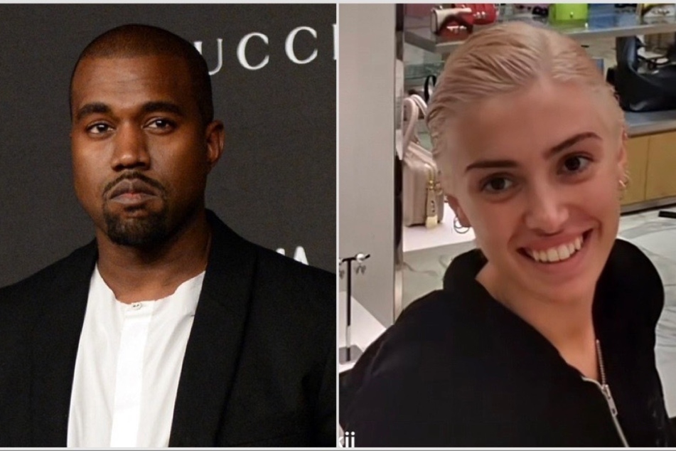 Bianca Censori (r) confirmed her marriage to Kanye West in the most awkward way.