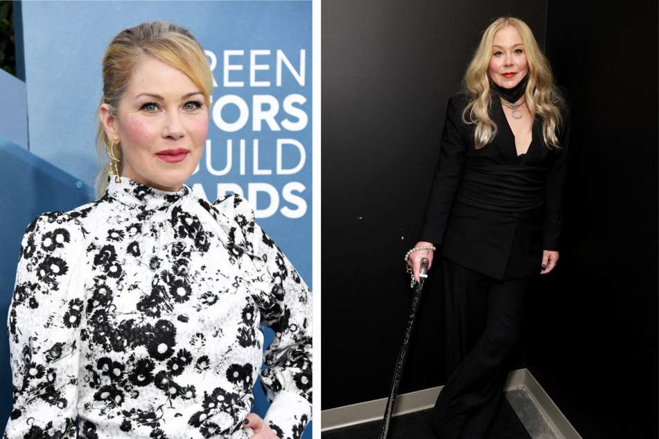 Christina Applegate appears at the Critics' Choice Awards in Los Angeles.