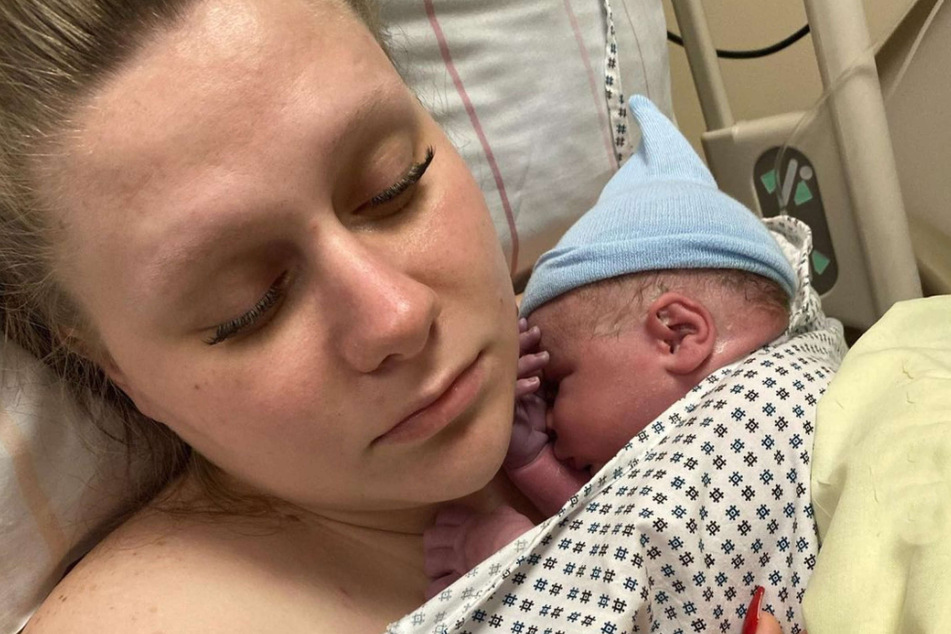Lavinia Wollny (23) brachte im April ihr zweites Kind Linus zur Welt.