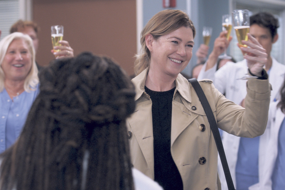Dr. Meredith Grey verabschiedet sich vom Grey Sloan Memorial Hospital.