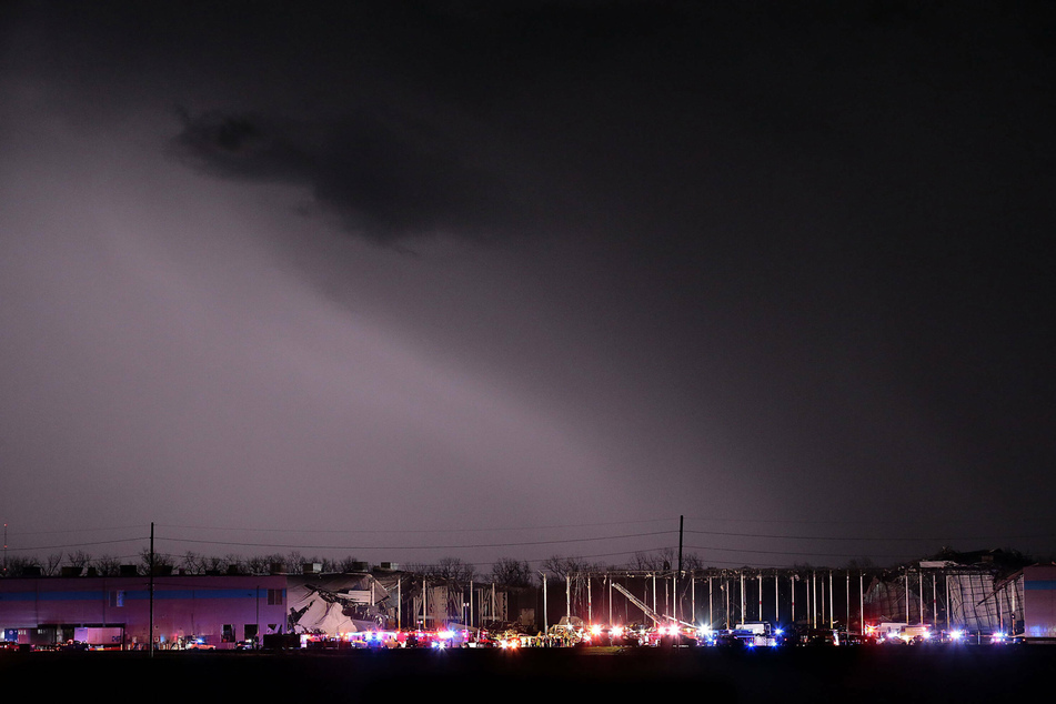 Six Amazon workers were killed after the tornado hit on December 10.