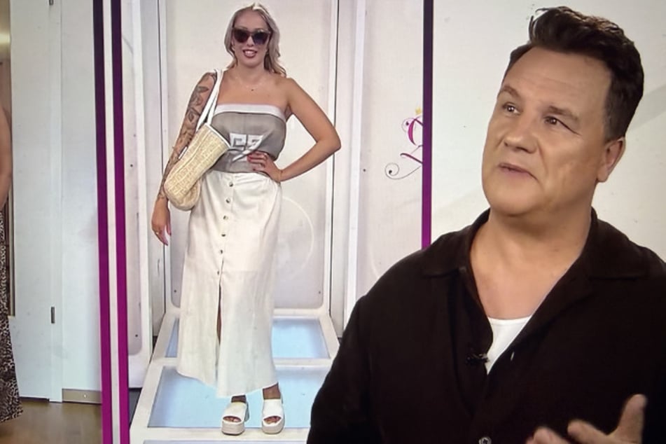 Mit ihrem schlichten Look begeistert die Kandidatin auch Guido Maria Kretschmer (61).