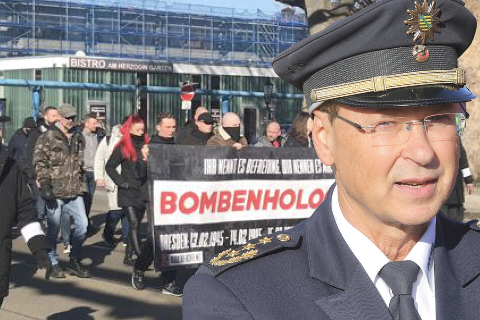 Dresden: Rechte Demos in Dresden: Polizeipräsident spricht von "konfrontativer Einsatzlage"
