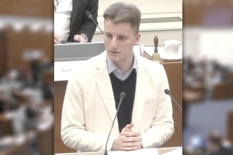 AfD-Stadtrat Marius Beyer (24) sorgte mit seinen Äußerungen über Asylbewerber am Mittwoch im Leipziger Stadtrat für heftige Empörung und handelte sich gleich noch die Bezeichnung als Faschist ein.