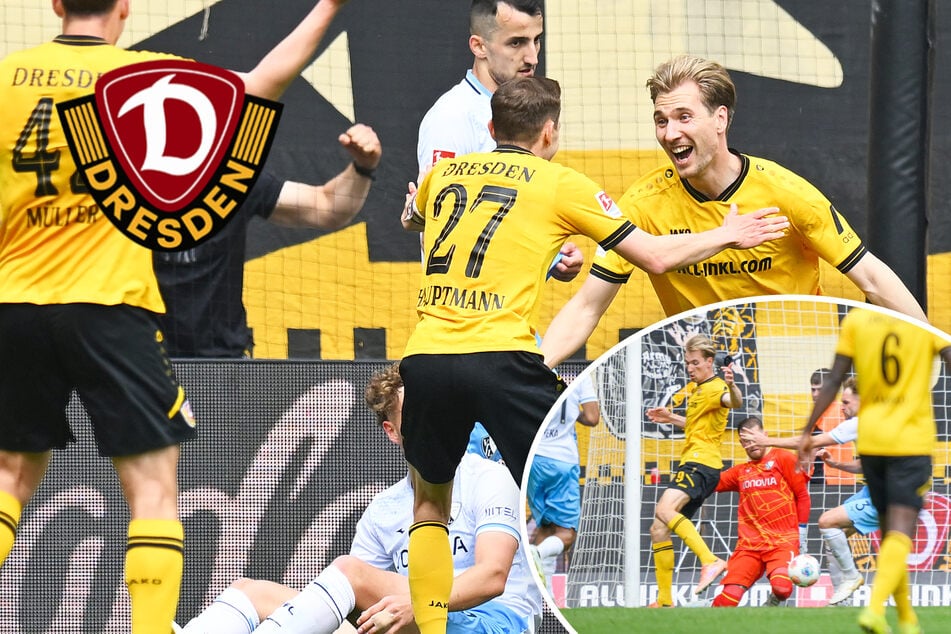 Dynamo-Stürmer Vermeij erklärt irres Hacken-Sohlen-Tor: "Ja, das war so geplant"