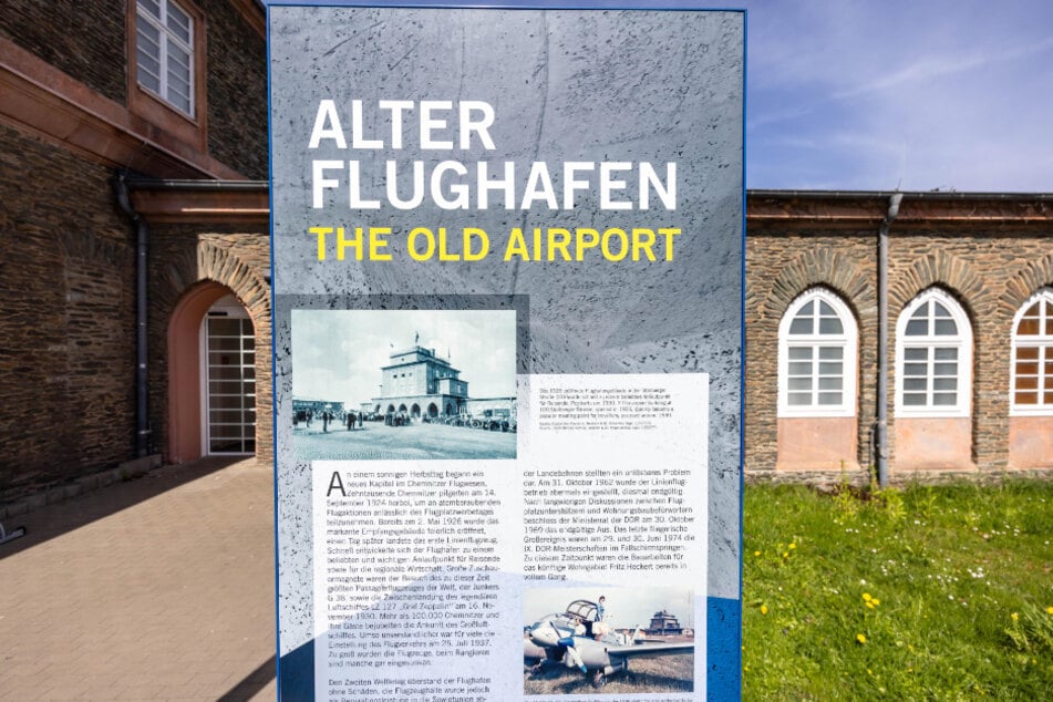 Der alte Flughafen in Chemnitz feiert 100-jähriges Jubiläum.