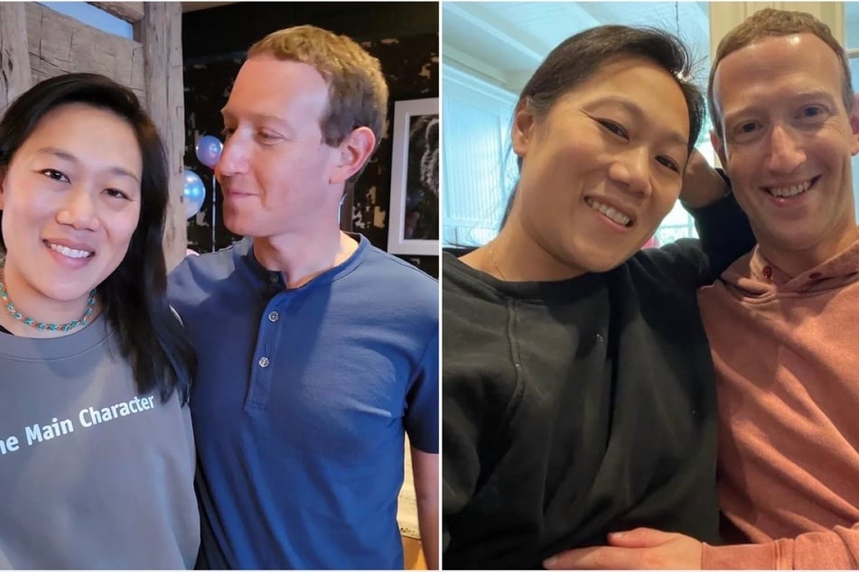 Mark Zuckerberg (r) revealed that he and his wife Priscilla Chan are expecting another child.