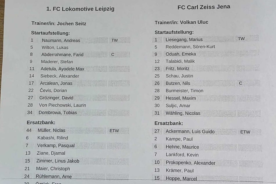 Diese Mannschaften bestreiten das Regionalliga-Topspiel gegeneinander.