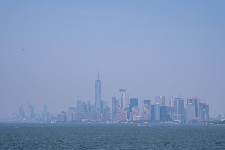 New York liegt derzeit im dichten Rauch.