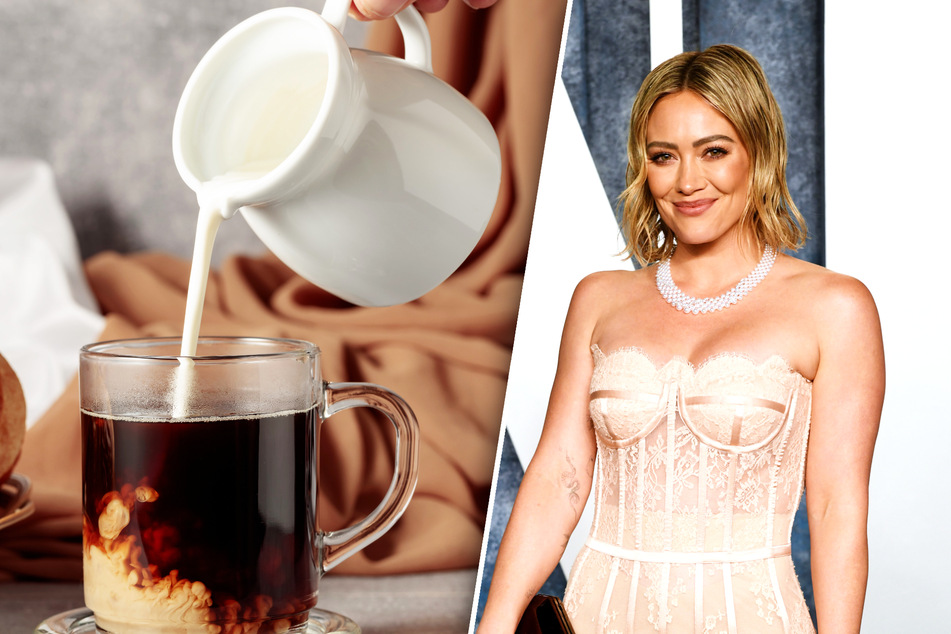 Nur Kaffee zum Frühstück: Hilary Duff (35) setzt morgens auf Koffein - wenigstens ab und zu.
