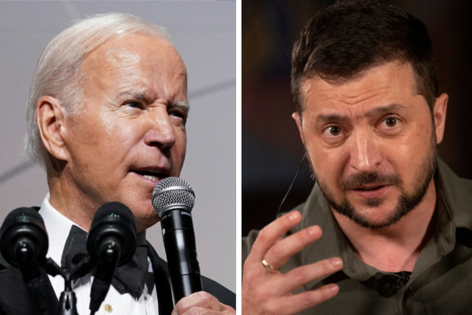 Joe Biden (l.) has warned Russia will become "even more of a pariah" if they use nuclear weapons on Ukraine, while Volodymyr Zelensky has highlighted the use of torture by Russian troops.