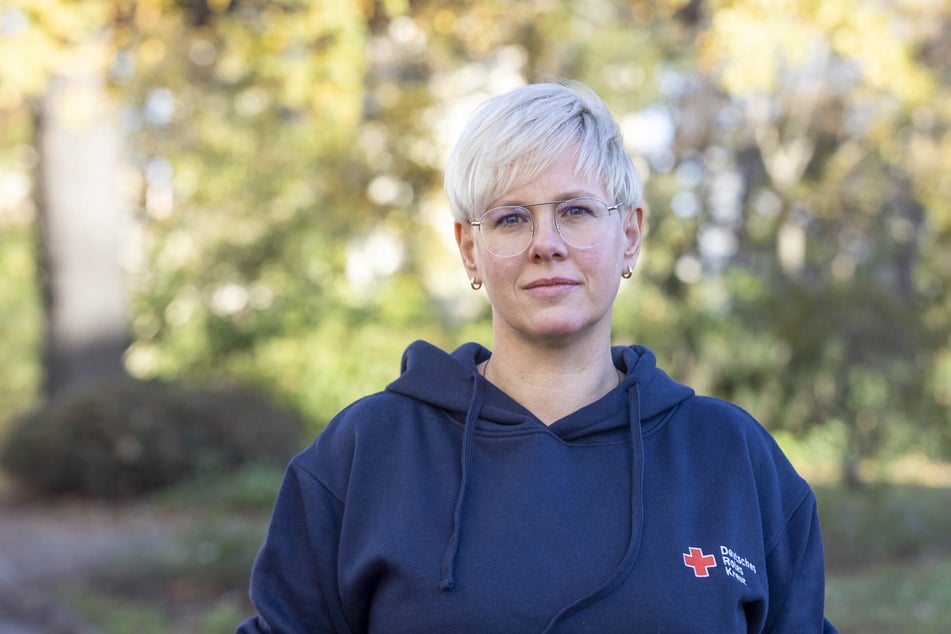 DRK-Sprecherin Ulrike Peter (46).