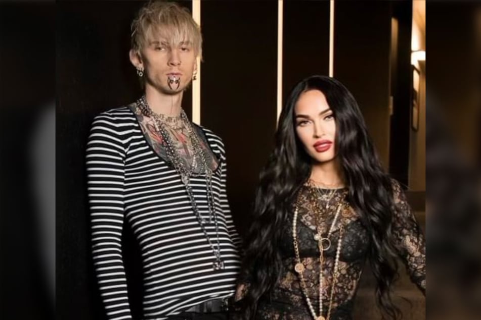 Megan Fox (r) and Machine Gun Kelly (l) get candid about their engagement and all the buzz surrounding it, though they claim they weren't expecting it.