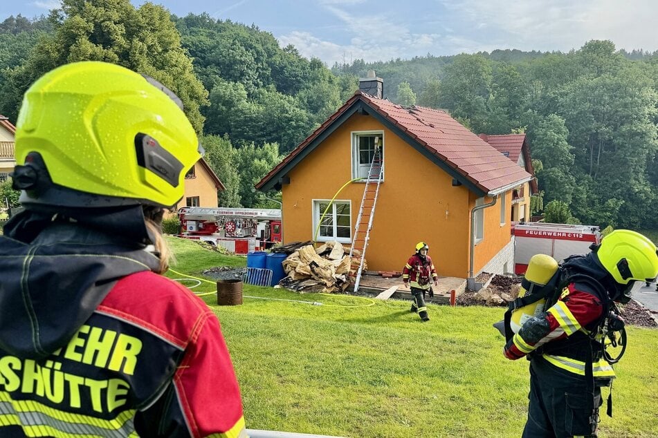 Die Feuerwehr brachte den Brand zügig unter Kontrolle.
