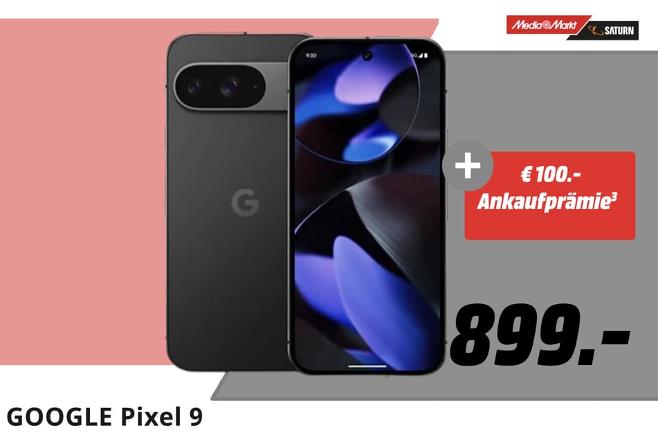 Google Pixel 9 für 899 Euro.