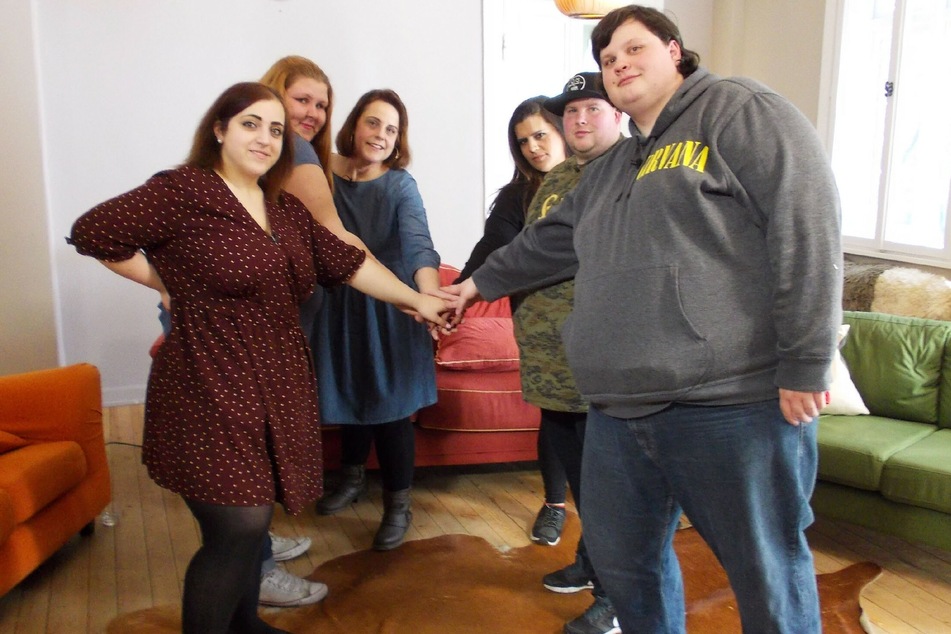 Die sechs Kandidaten Chiara, Lisa, Alexandra, Aaliyah, Daniel und Mark (v.li.)
