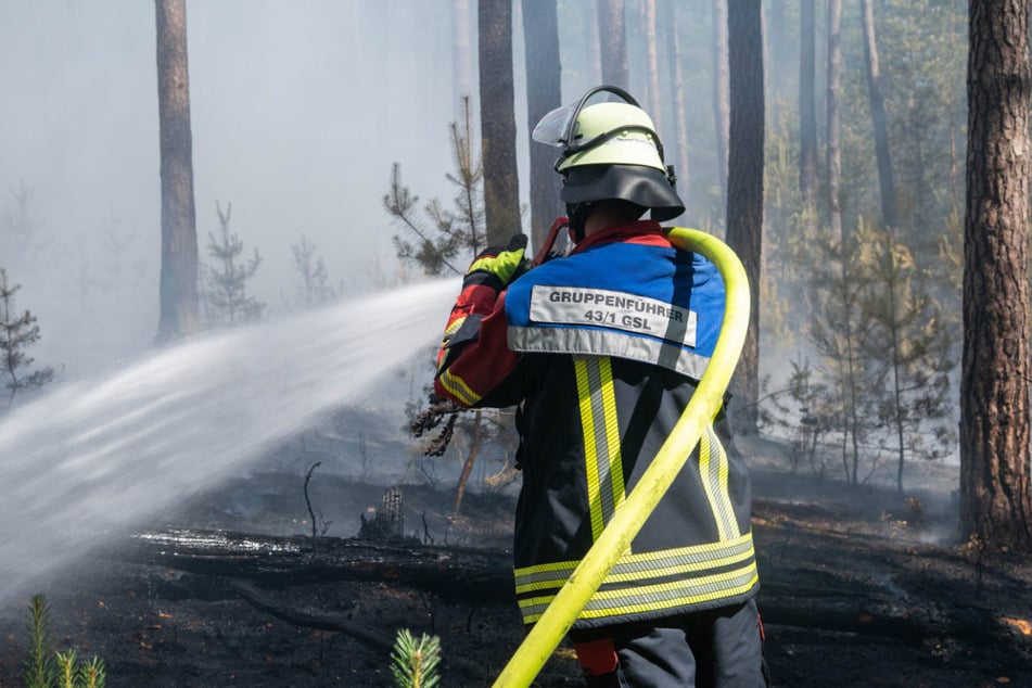 Das unzugängliche Gelände erschwert die Löscharbeiten massiv. Für schweres Gerät ist es nahezu unmöglich, zu dem Brand zu gelangen.