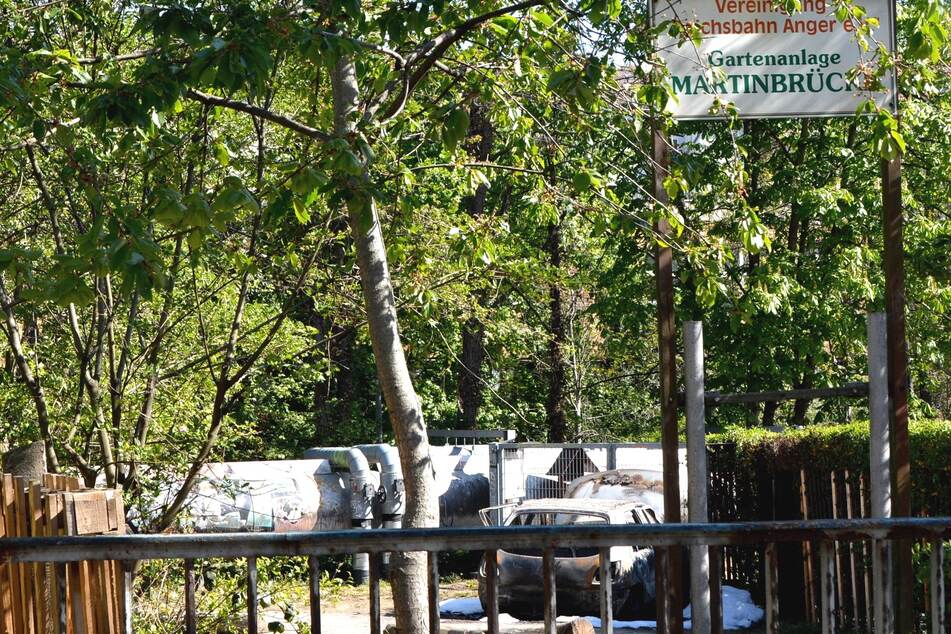 Schließlich fand er auf dem Gelände des Gartenvereins "Martinbrücke" sein unromantisches Ende.