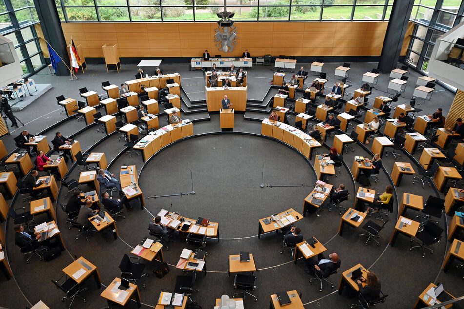 Blick in den Thüringer Landtag.