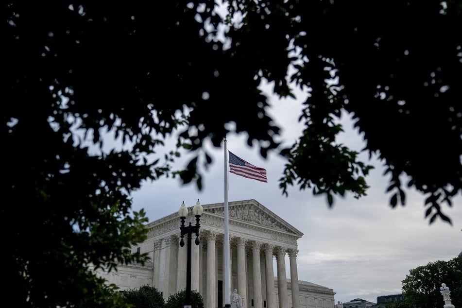 Three suspects were arrested near the US Supreme Court building in Washington DC on Wednesday.