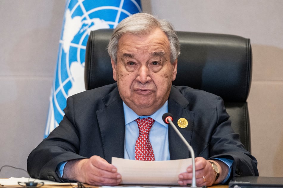 UN Secretary-General Antonio Guterres called Sunday, on the eve of a key United Nations vote, for a Ukraine peace deal that respects the country's "territorial integrity."