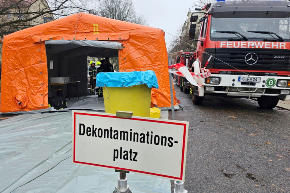 Chemnitz: Nach Chemikalien-Fund auf Kaßberg: Erneuter Polizeieinsatz in Chemnitzer Wohnung