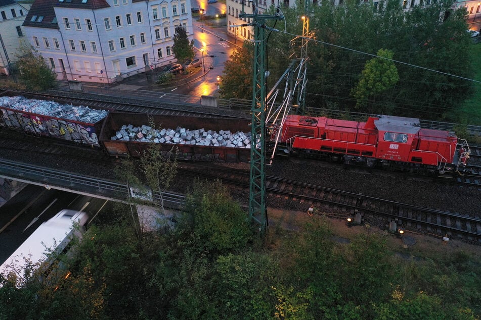 In der Nähe des Zwickauer Hauptbahnhofs kam es am Nachmittag zu einer Entgleisung.