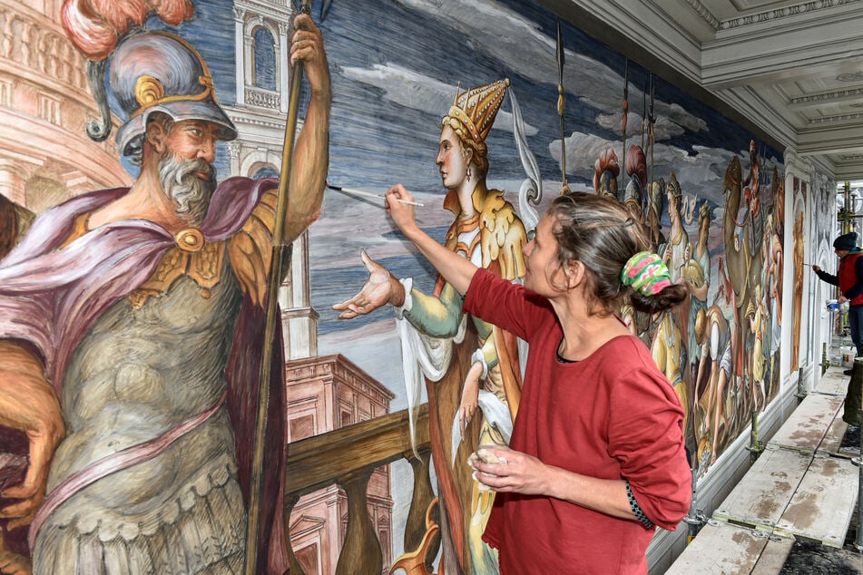 Mit Liebe zum Detail wird das Dresdner Residenzschloss seit 1985 Stück für Stück wiederaufgebaut und restauriert.