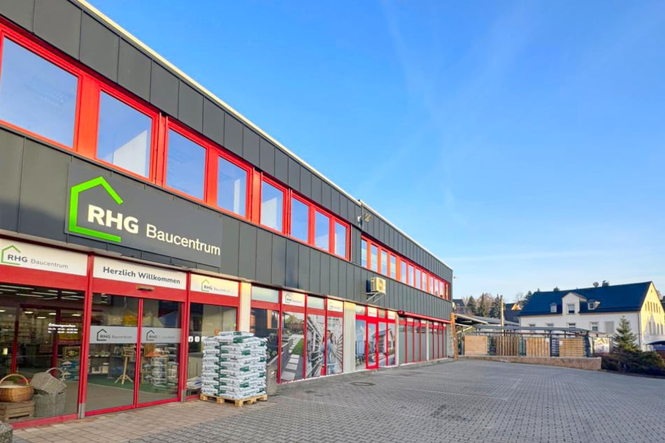 Das neue RHG Baucentrum in Lauter-Bernsbach.