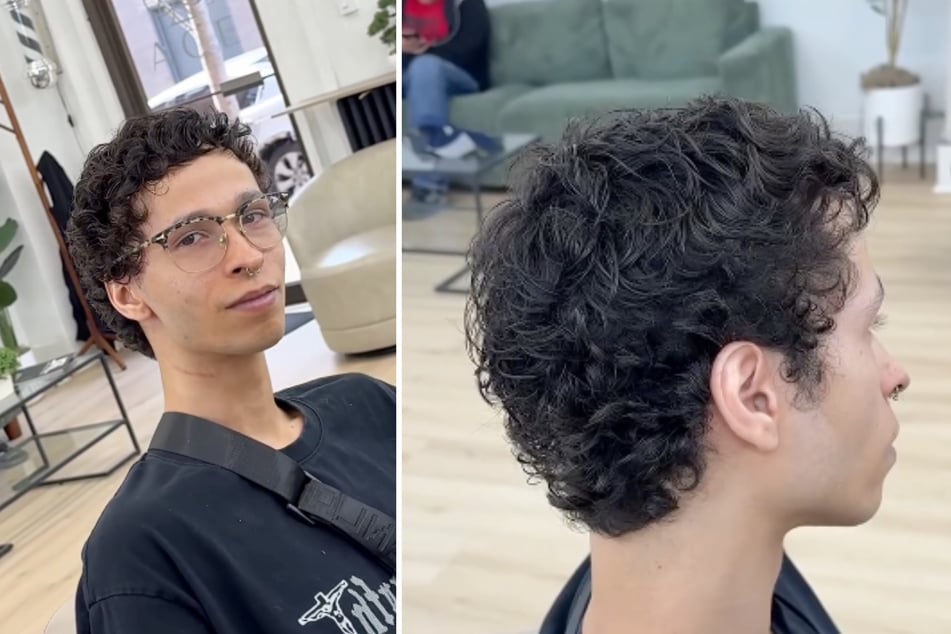 Dank des neuen Haarschnitts ist die hohe Stirn des US-Amerikaners gut kaschiert.