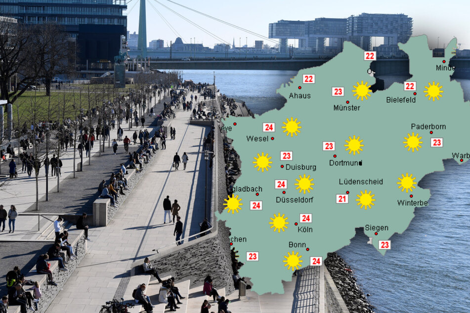 In NRW wird es am Wochenende sonnig und warm