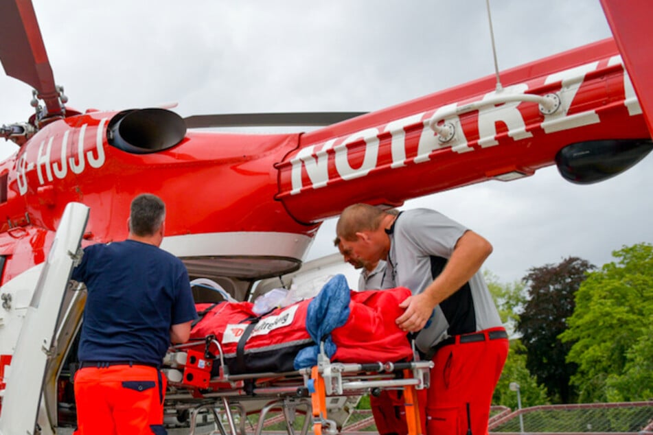 Ein Rettungshubschrauber brachte das Kind ins Krankenhaus. (Symbolbild)