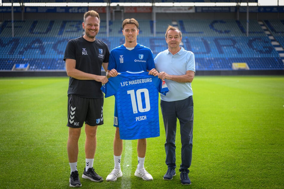 Noah Pesch (M., 20) wird die Nummer 10 auf seinem Trikot tragen.