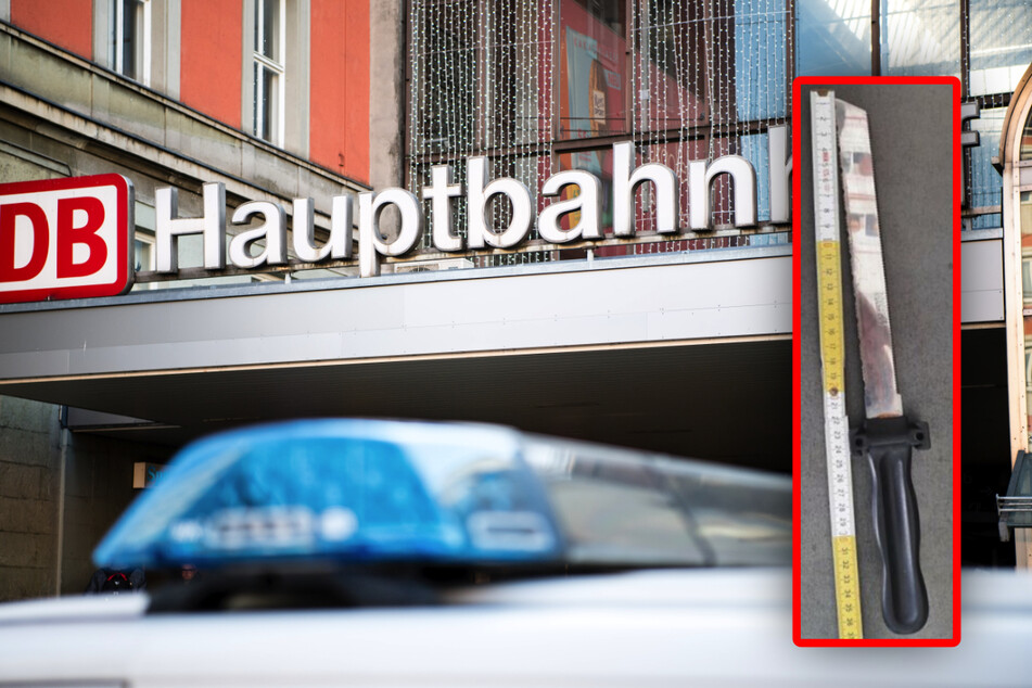 München: Ekel-Alarm am Hauptbahnhof: Mann erleichtert sich auf Bahnsteig und zückt Messer