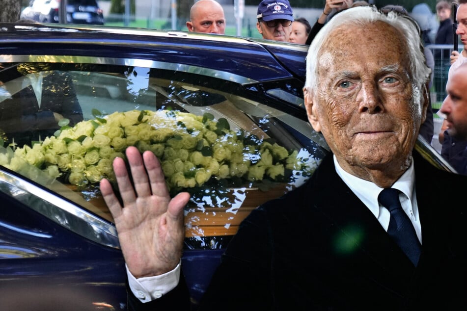 Duelo por Giorgio Armani: cientos de personas se despiden junto a su ataúd