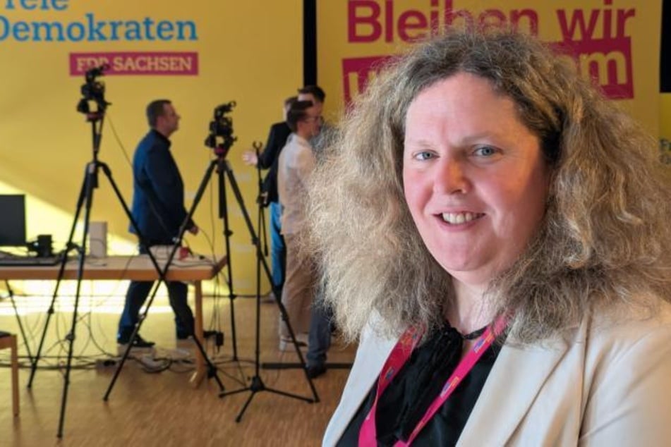 "Die FDP ist keineswegs tot", sagt Katrin Münch, Kreisvorsitzende der FDP Mittelsachsen.