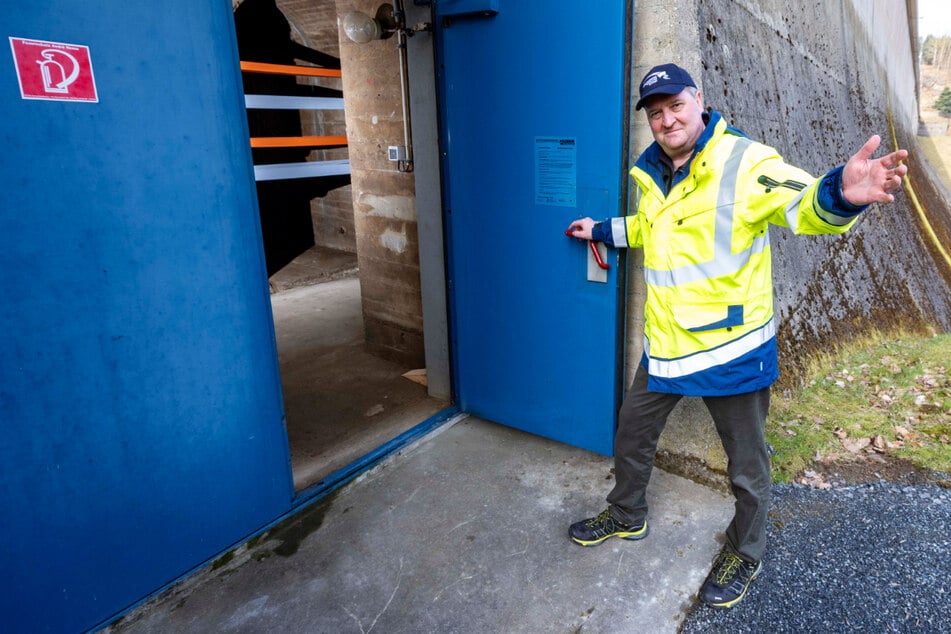Das verborgene Herz der Talsperre Gottleuba: Zum 50. Geburtstag öffnet die Staumauer ihre Tore