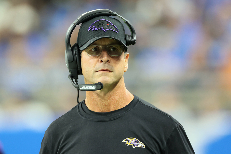 Baltimore Ravens head coach John Harbaugh.