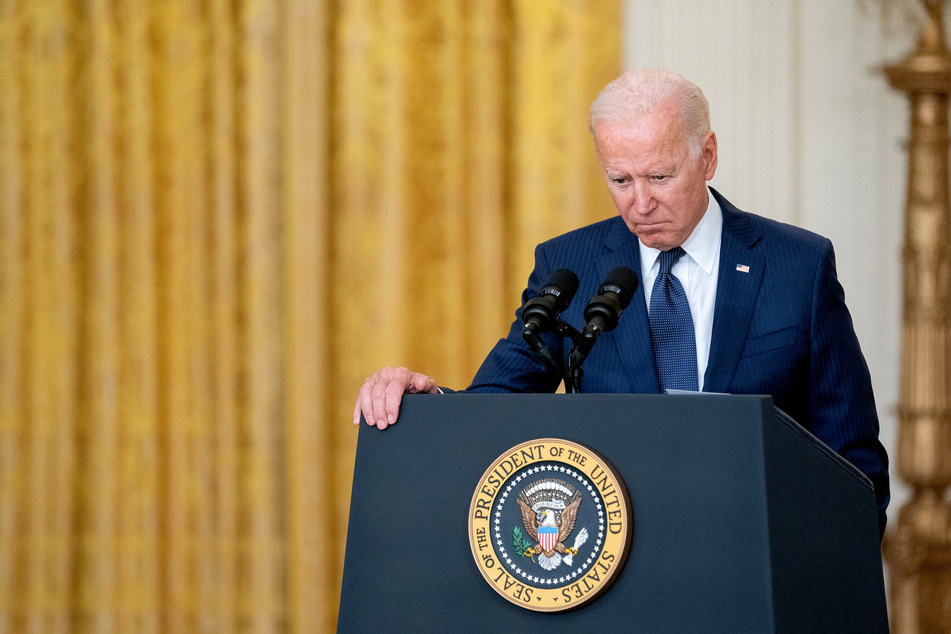 President Biden held a moment of silence for the victims of Thursday's terror attack as he addressed the nation.