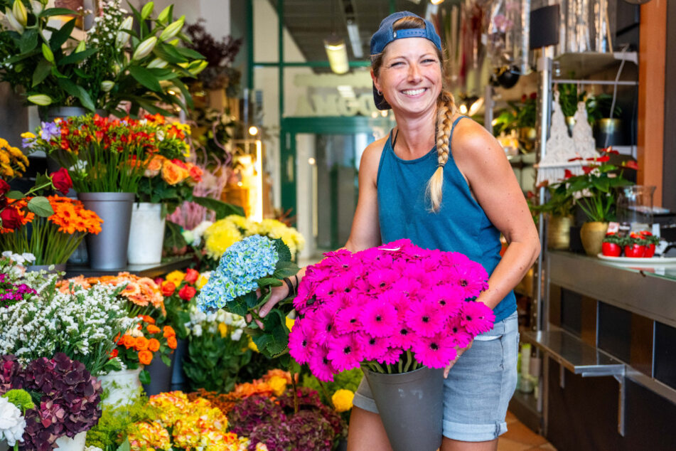 Andrea Poweleit (36) vom Blumen Döma im Tietz.