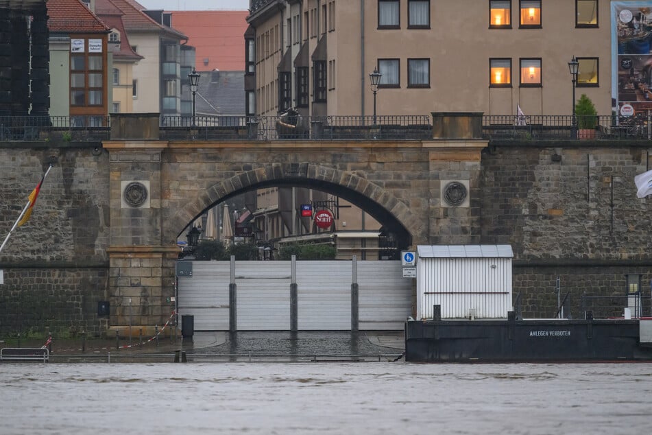 Die Münzgasse ist verschlossen.