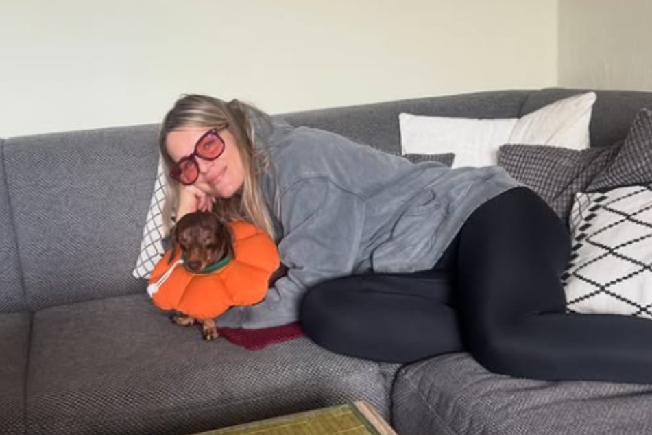 Adriennes Hündin Alma ging es in den vergangenen Wochen nicht gut.