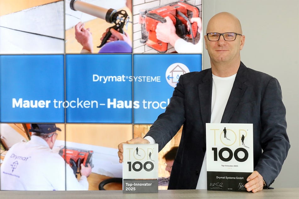 Die Firma Drymat gewinnt erneut den Top-Innovatoren-Preis 2025.