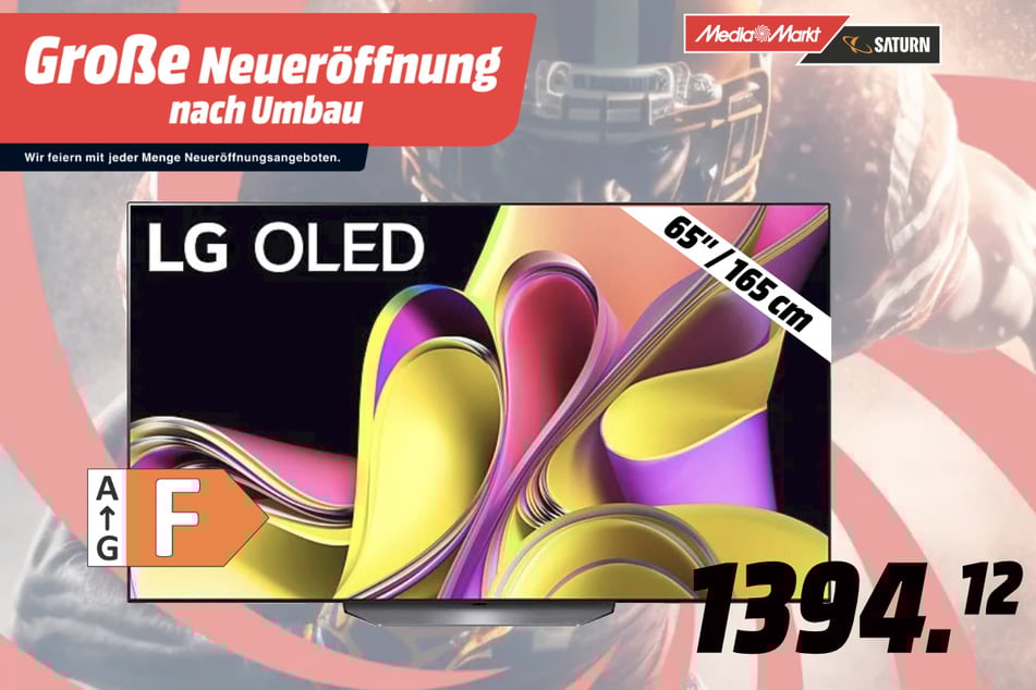 65-Zoll LG-Fernseher für 1.394,12 Euro.